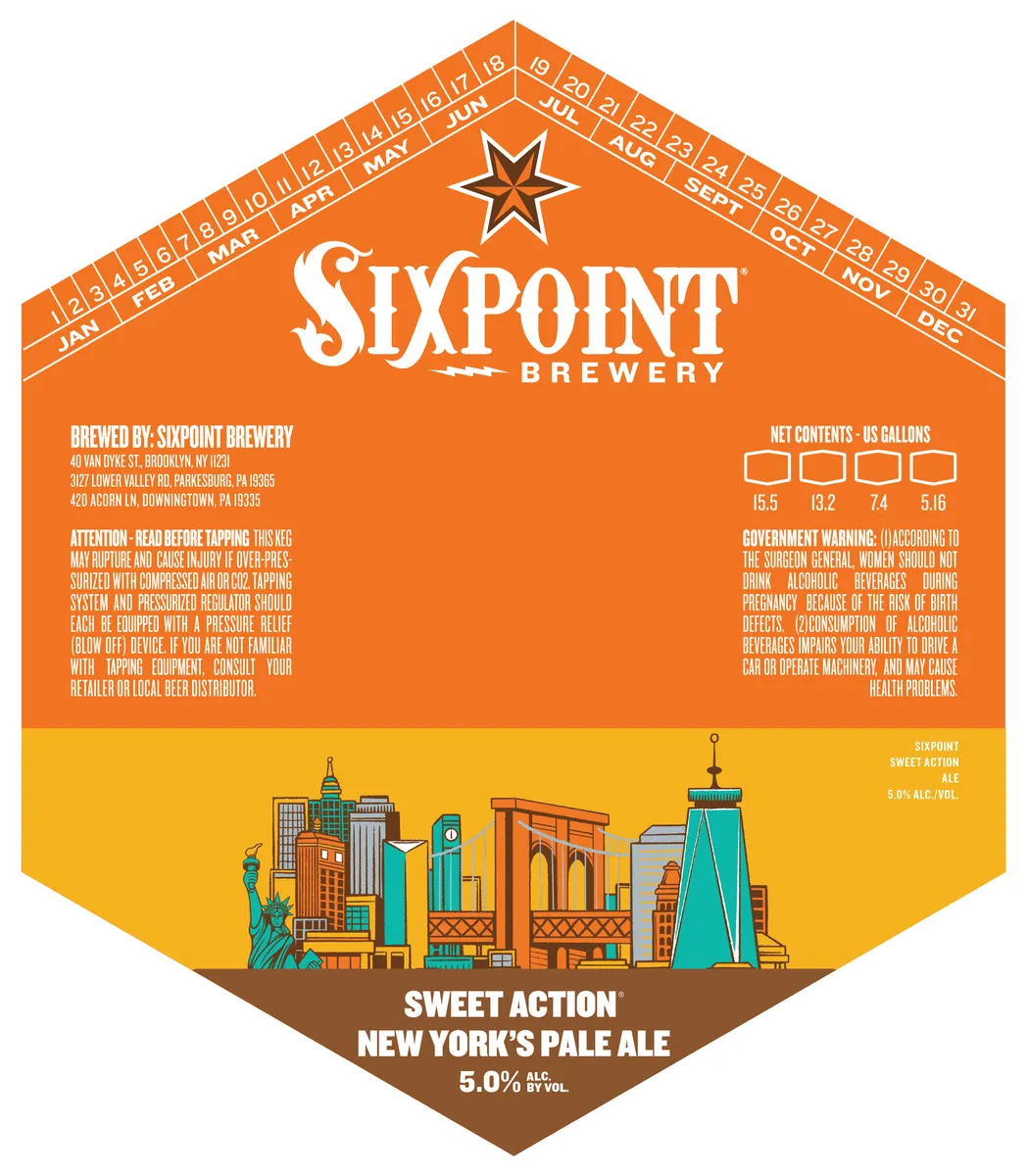 Sweet Action label