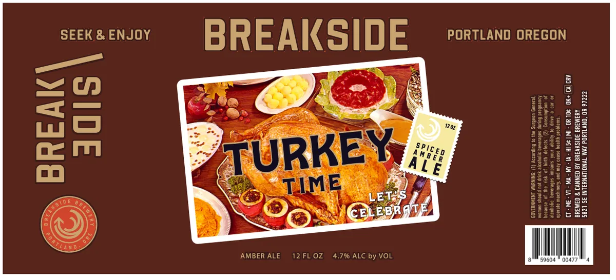 Turkey Time label