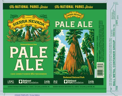 Pale Ale – Redwood National Park label
