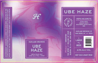 Ube Haze label