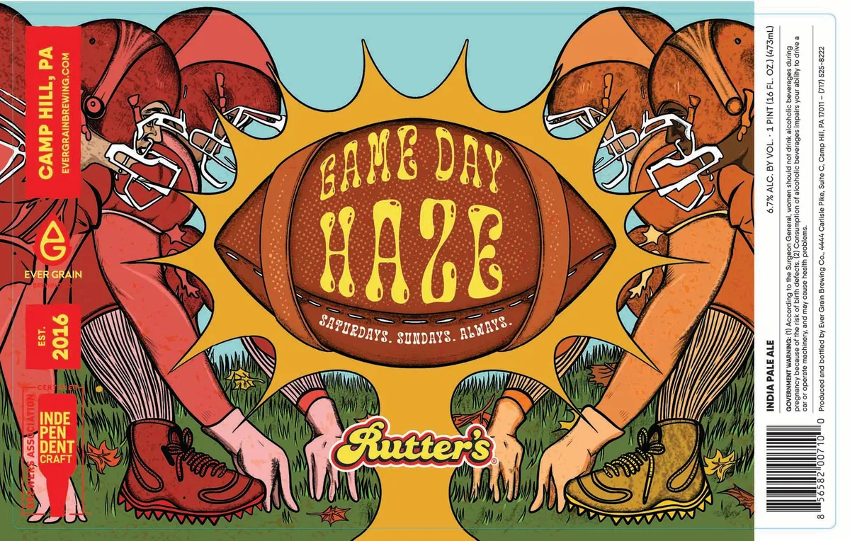 Game Day Haze label