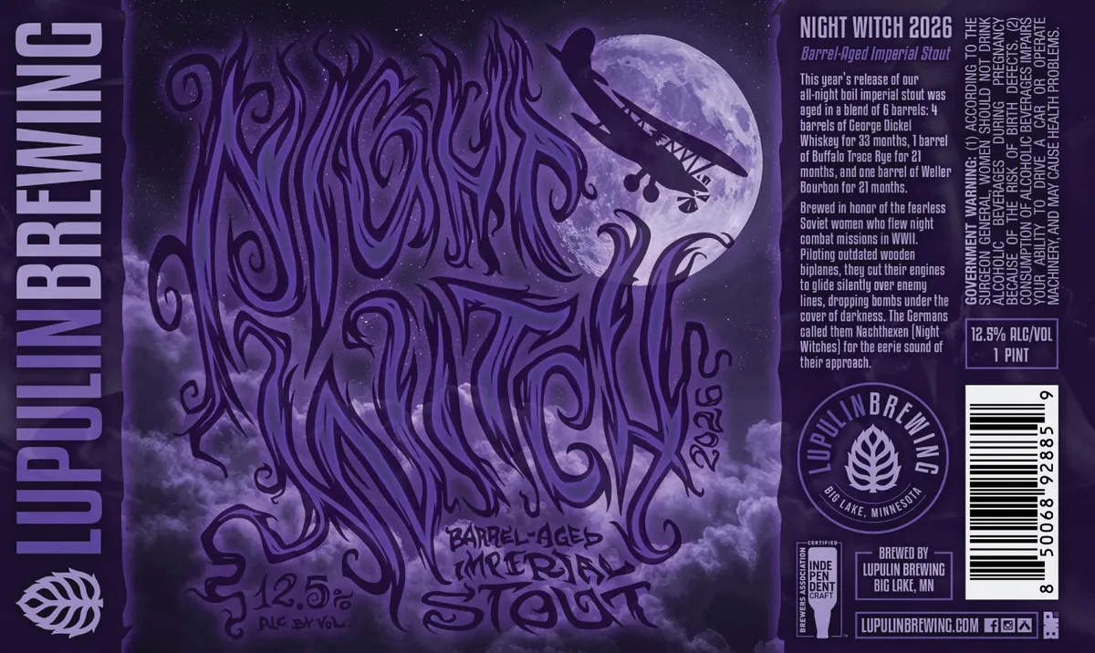 Night Witch 2026 label