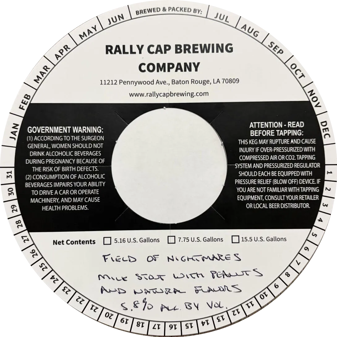 Field of Nightmares label