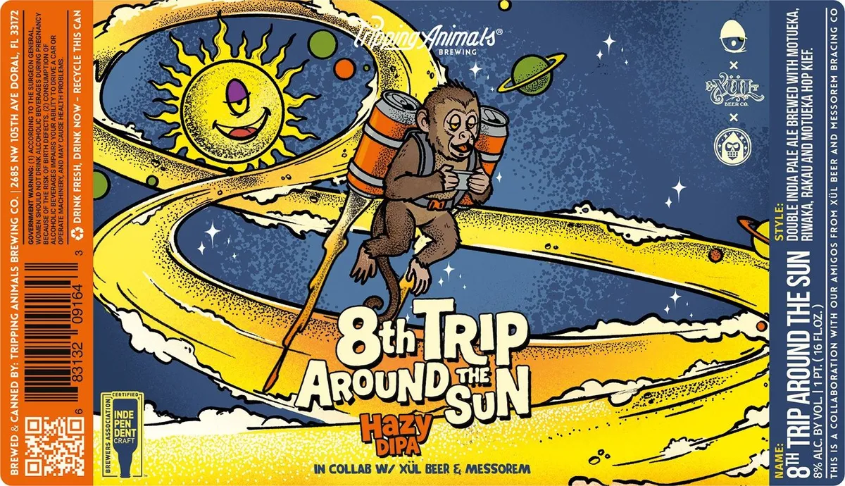 8th Trip Around the Sun label