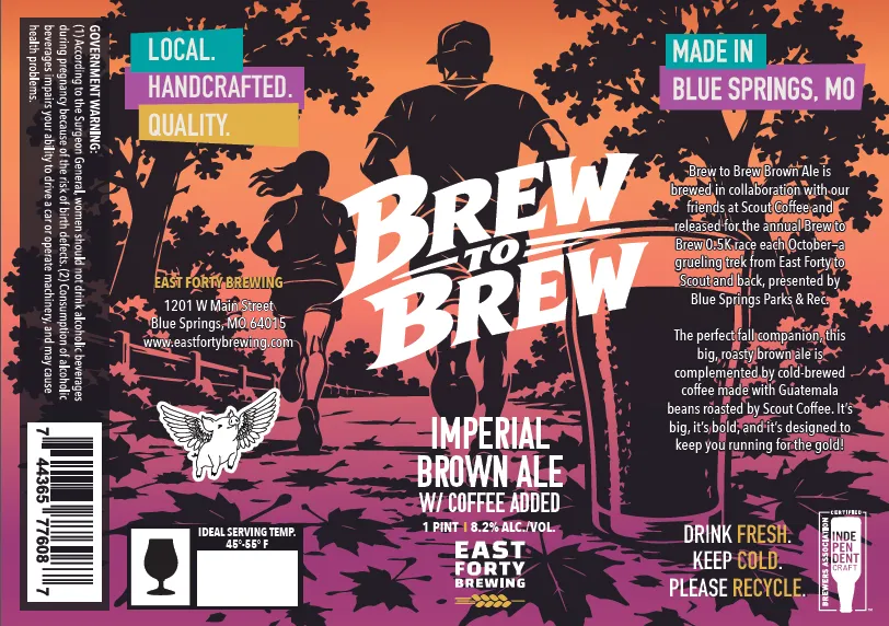 Brew to Brew label