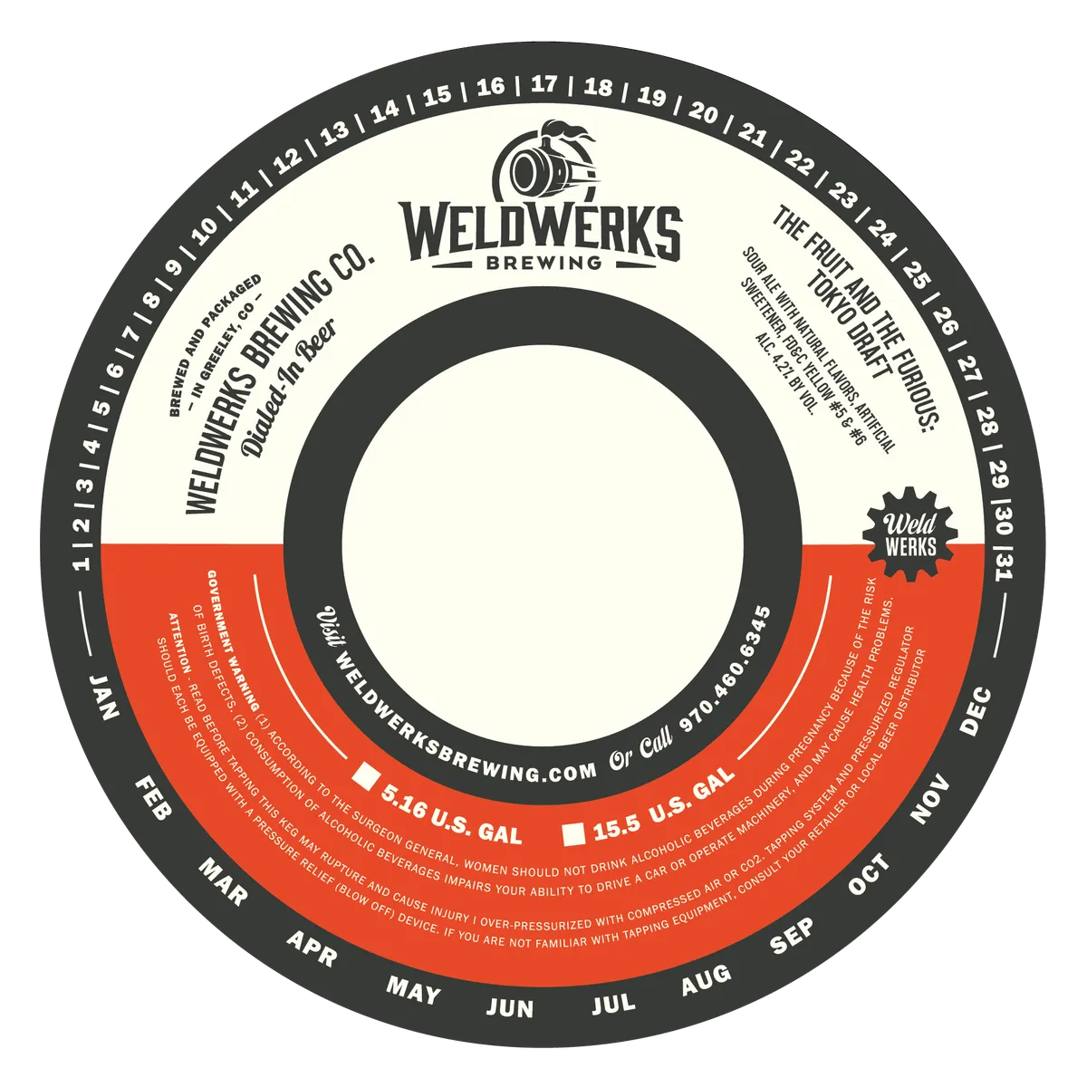 The Fruit and the Furious: Tokyo Draft label