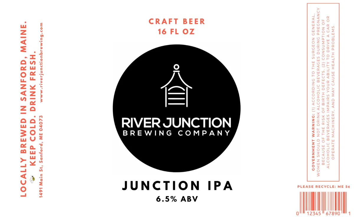 Junction IPA label