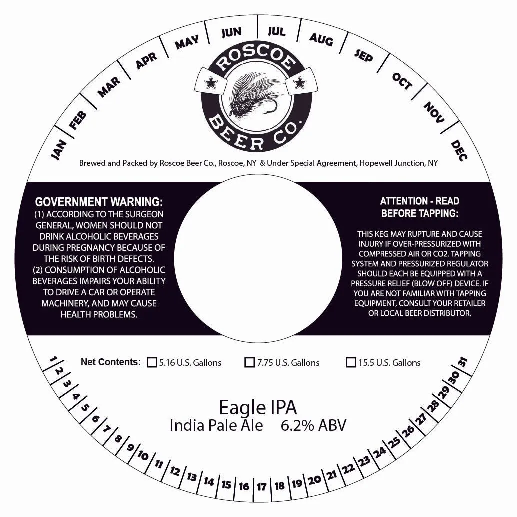 Eagle IPA label