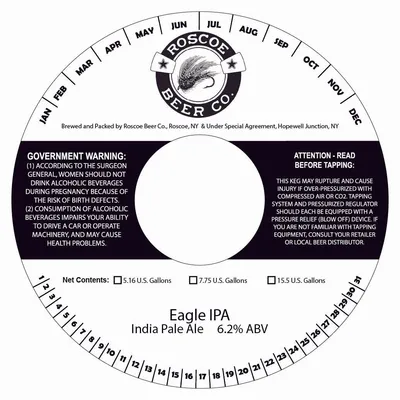 Eagle IPA label