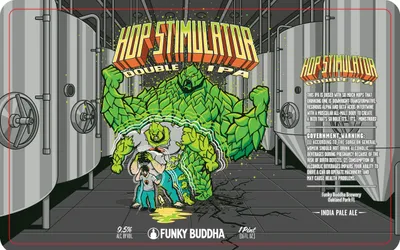 Hop Stimulator Double IPA label