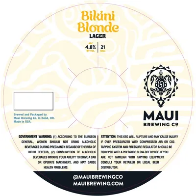 Bikini Blonde label