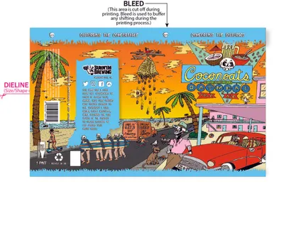 Coconoats Coconut Oatmeal Pale Ale label