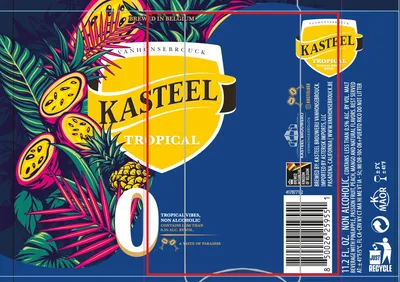 Tropical Exotic Fruit Brew label