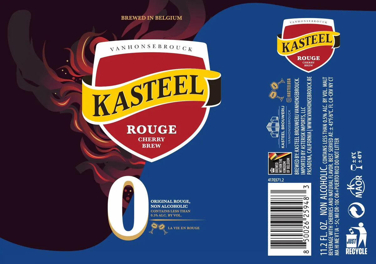Rouge Cherry Brew label