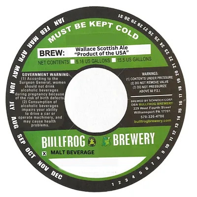 Wallace Scottish Ale label