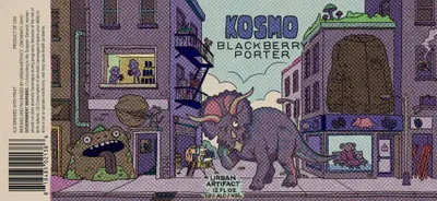 Kosmo Blackberry Porter label
