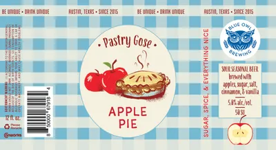 Pastry Gose Apple Pie label