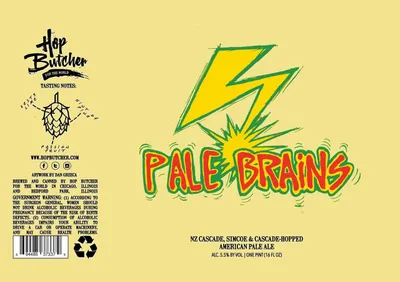 Pale Brains label