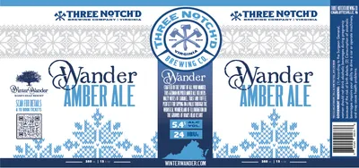 Wander Amber Ale label