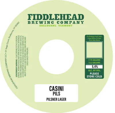 Casini Pils label