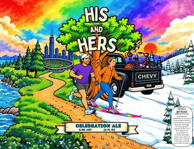 His and Hers Celebration Ale label