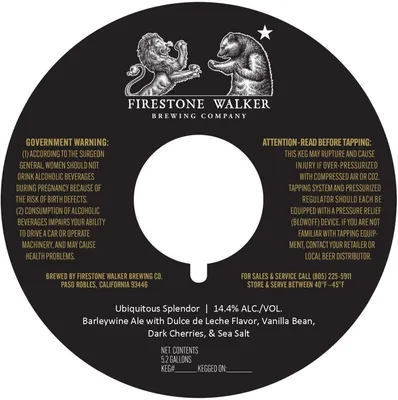 Ubiquitous Splendor label