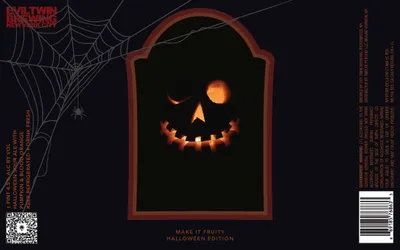 Make It Fruity Halloween Edition label