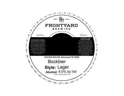 Bockbier label