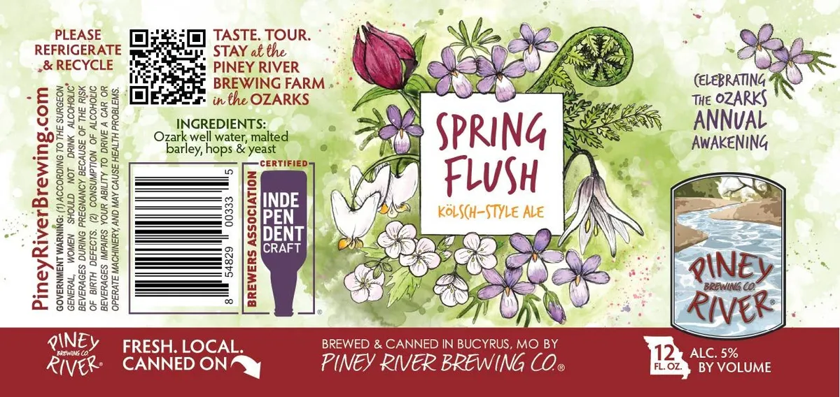 Spring Flush Kolsch-Style Ale label