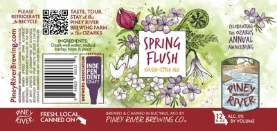 Spring Flush label