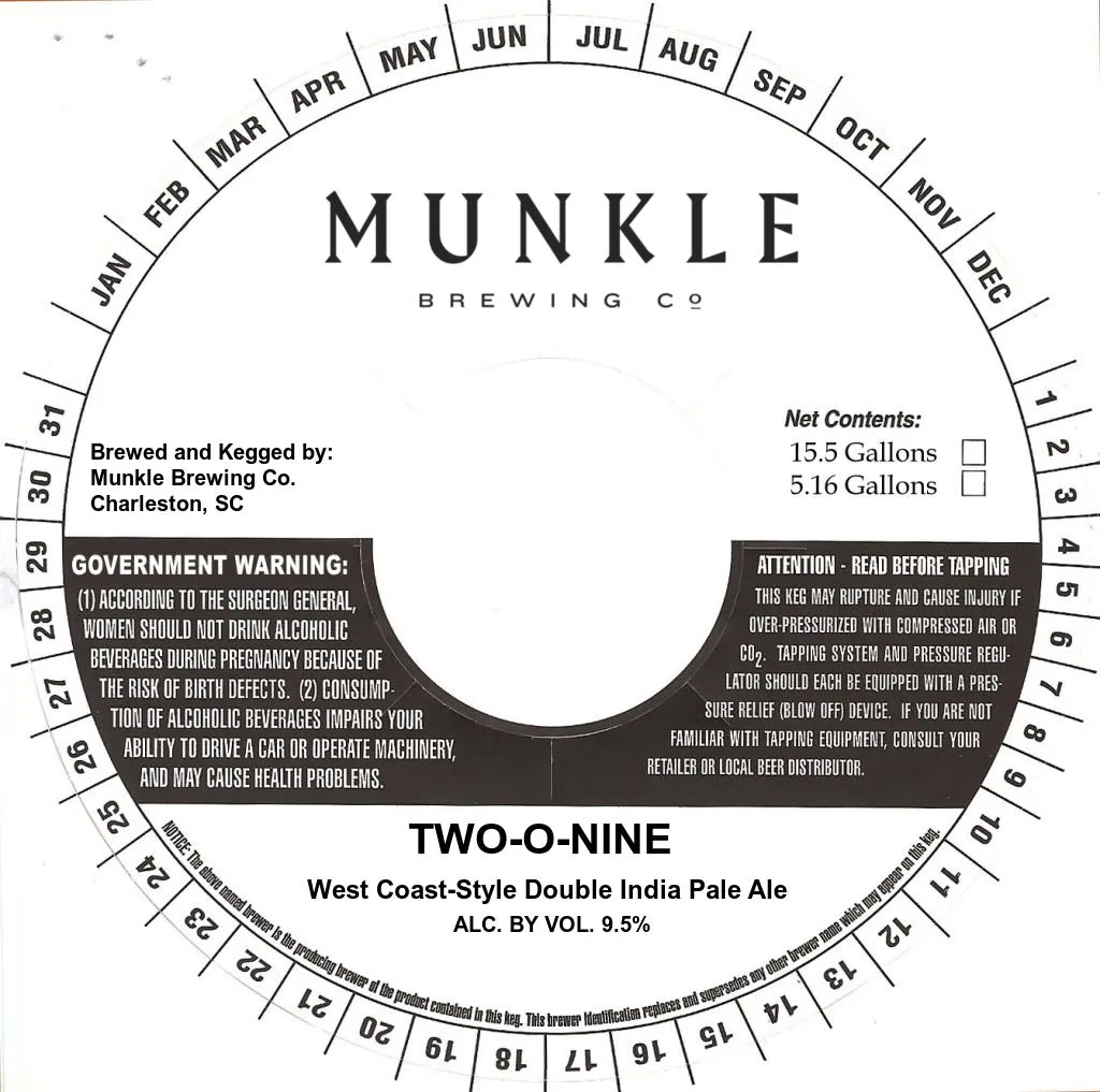 Two-O-Nine label