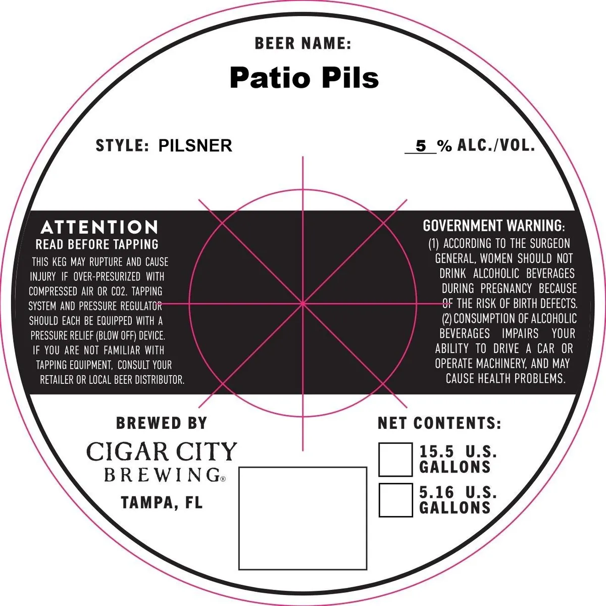 Patio Pils label