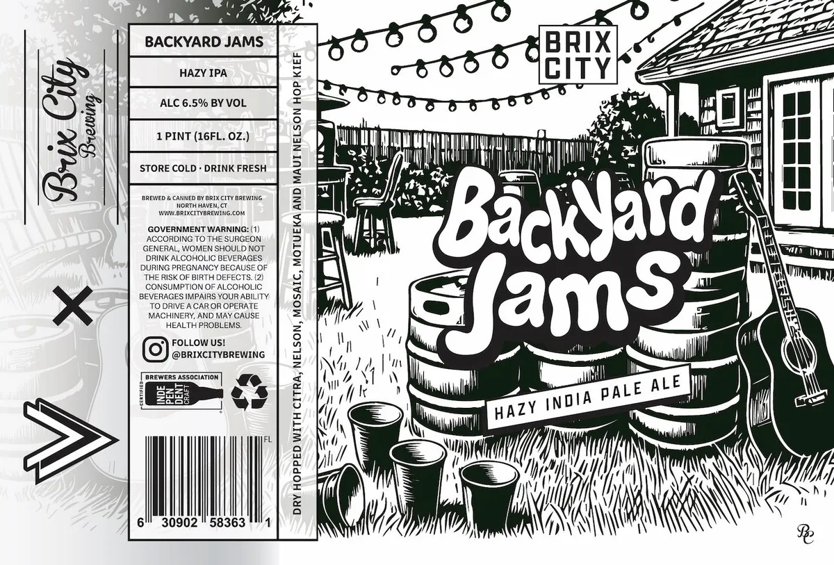 Backyard Jams label