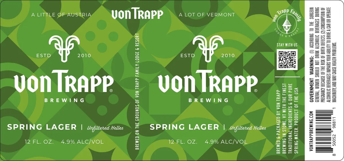 Spring Lager label