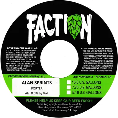 Alan Sprints label