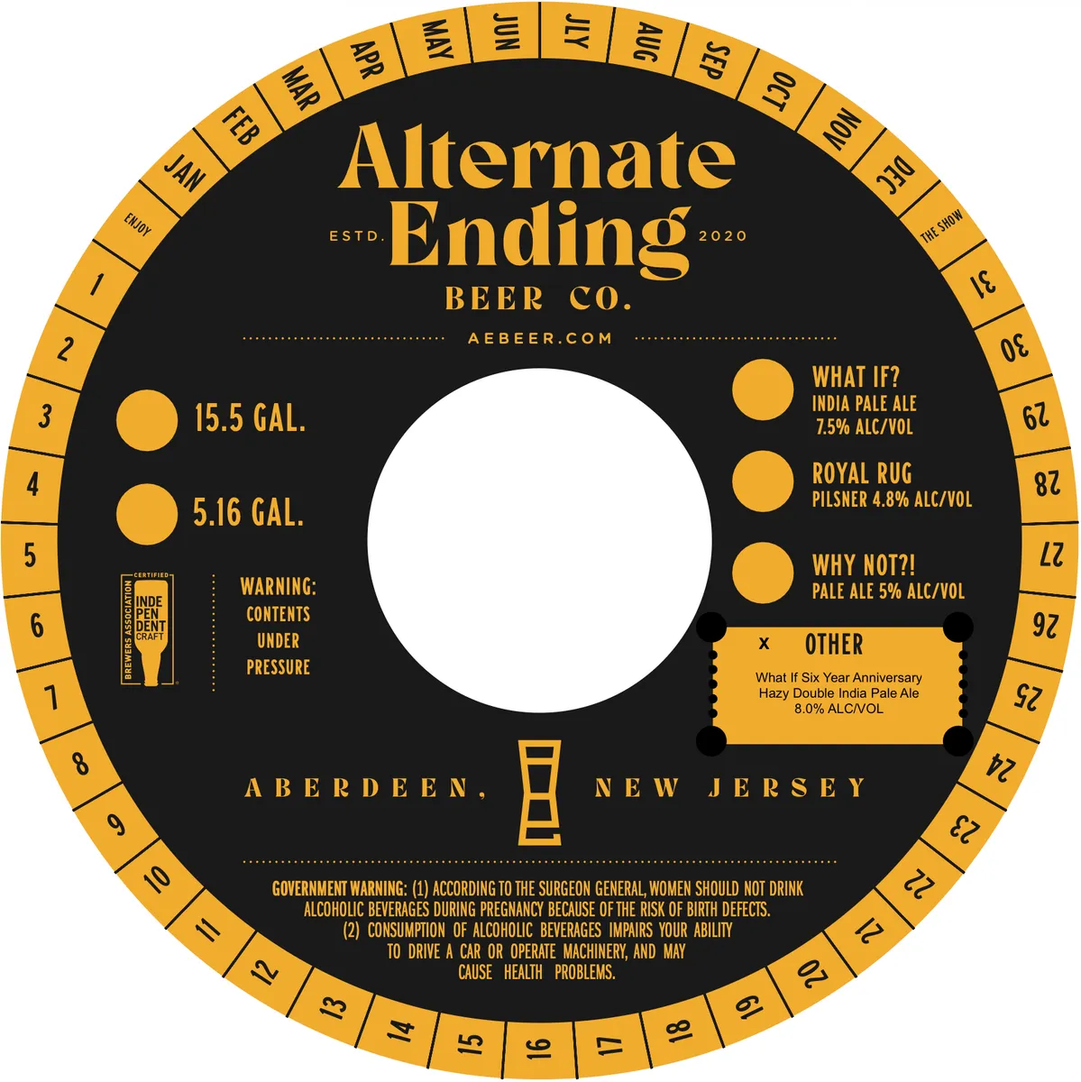 What If Six Year Anniversary label