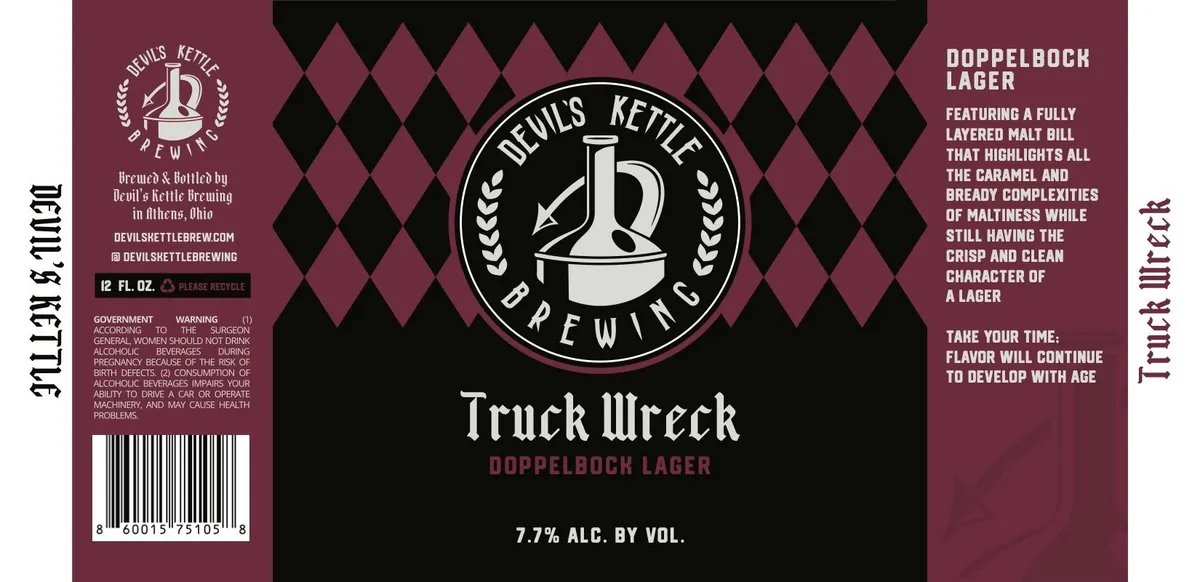 Truck Wreck label