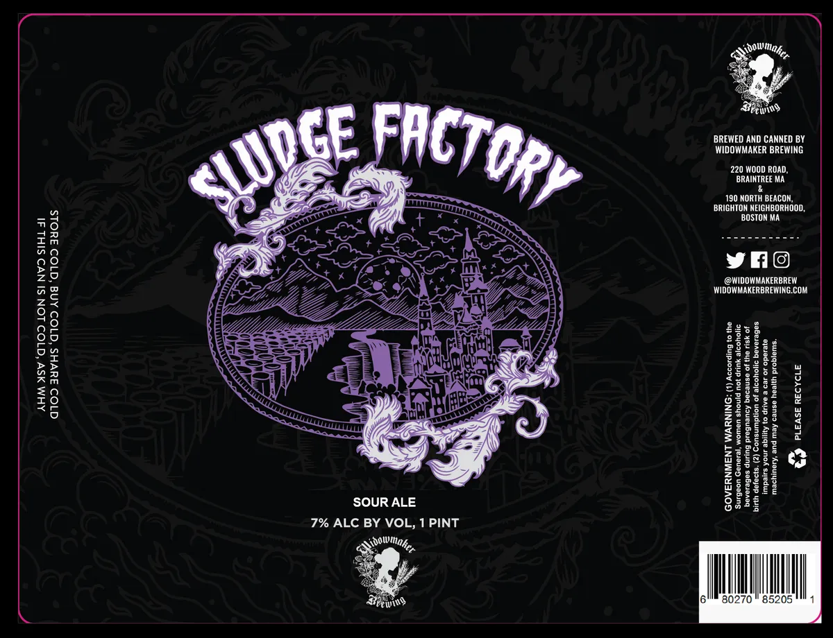 Sludge Factory label