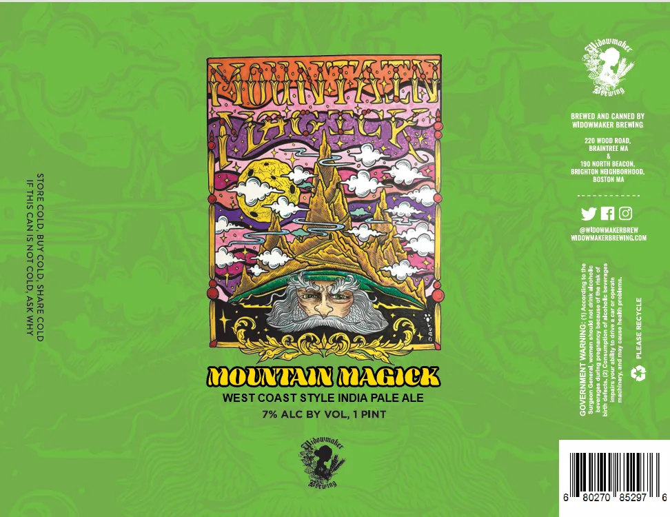 Mountain Magick label