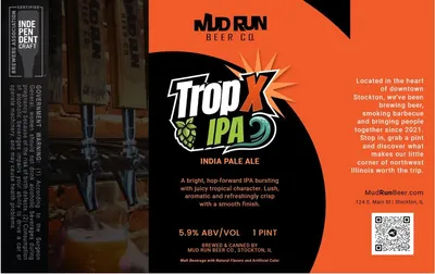 Tropx IPA label
