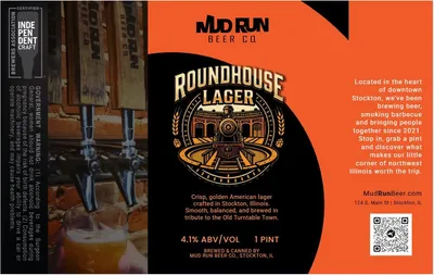 Roundhouse Lager label