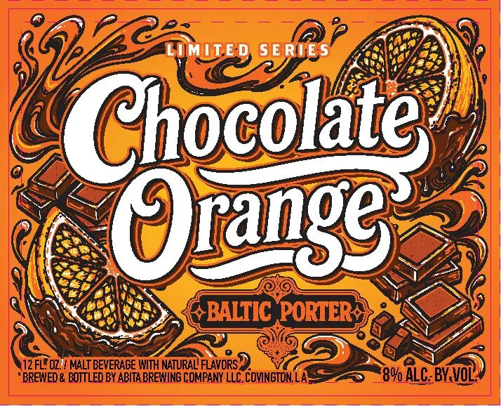 Chocolate Orange Baltic Porter label