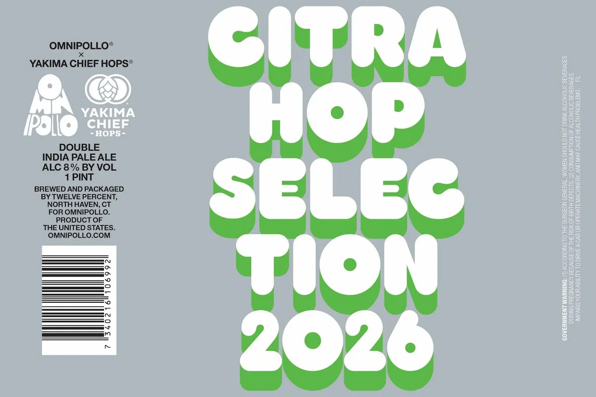 Citra Hop Selection 2026 label
