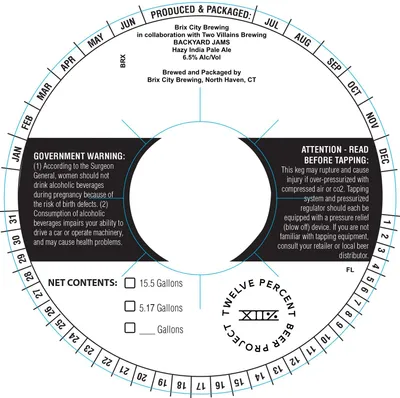 Backyard Jams label