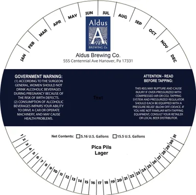 Pica Pils label