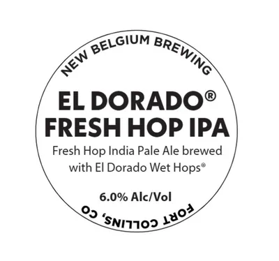 El Dorado Fresh Hop IPA label
