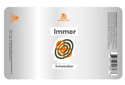 Immer Schwarzbier label