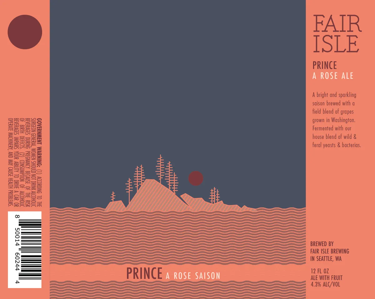 Prince A Rose Saison label
