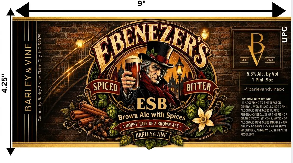 Ebenezer's Spiced Bitter label