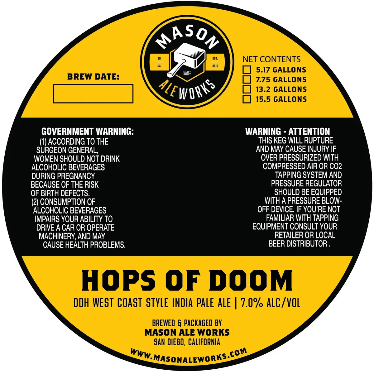 Hops Of Doom label